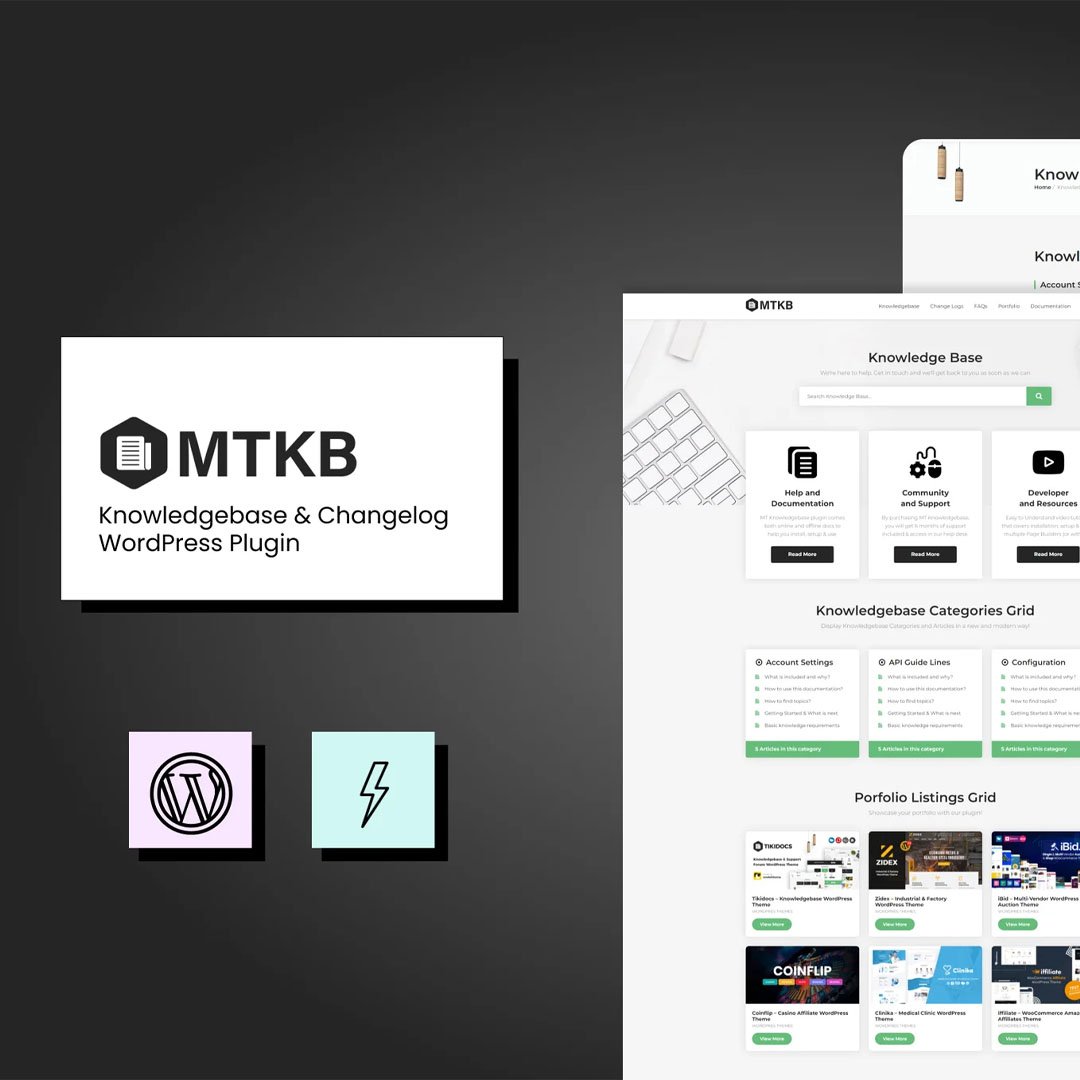 MT Knowledgebase & Changelog WordPress Plugin