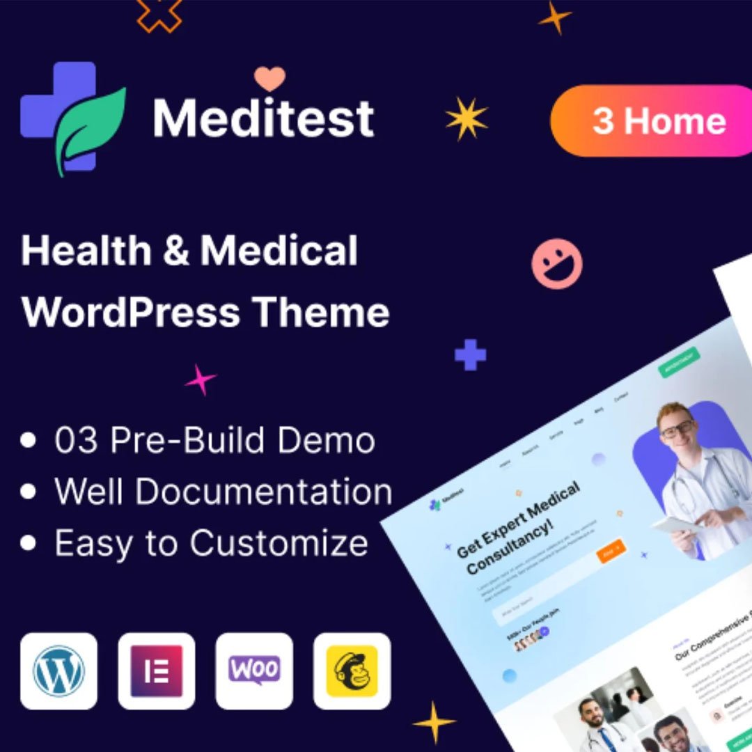 Meditest - Health Care Medical & Hospital Theme