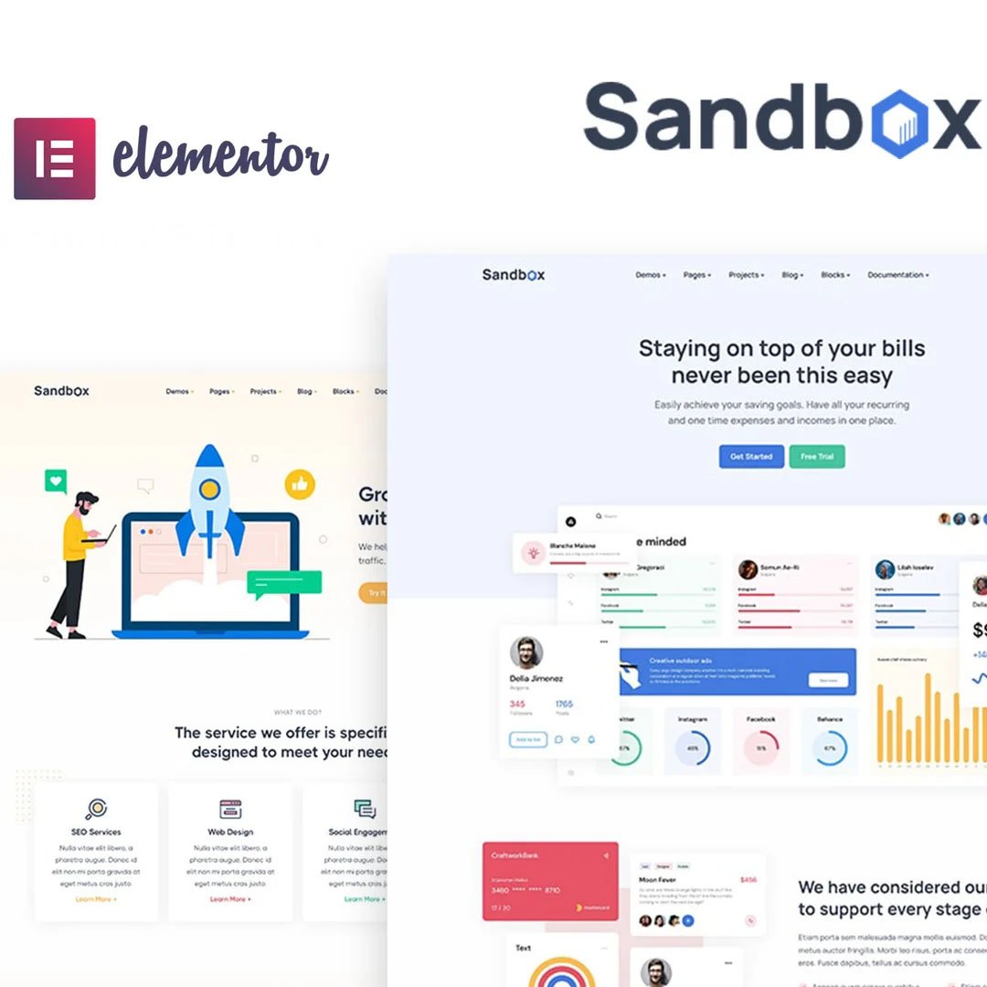 Sandbox - Modern & Multipurpose WordPress Theme
